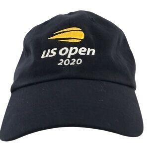 Quake City's "US Open 2020" Adjustable Navy Blue Tennis Tournament Ball Cap